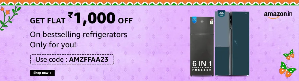 Great freedom sale refrigerators coupon